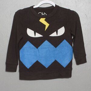 Chaser nwt monster graphic lightweight sweatshirt